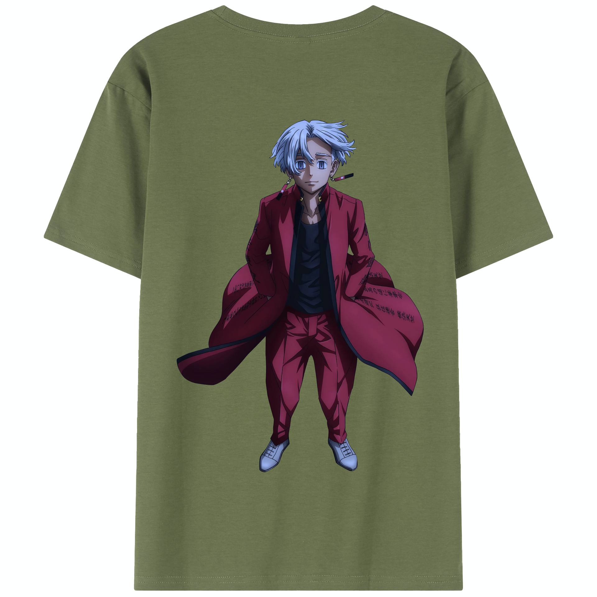 （画像用） 東京リベンジャーズ Tokyo Revengers 綿100％半袖Tシャツ（背面プリント）